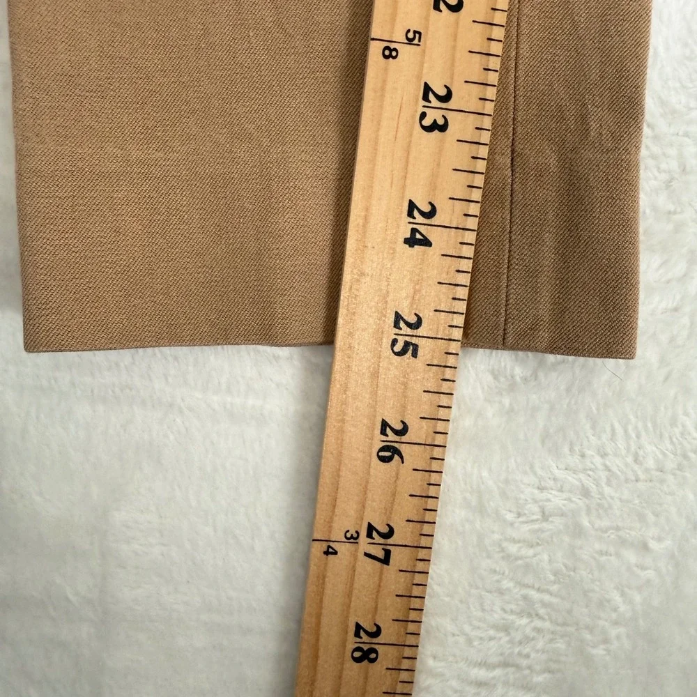 Banana Republic Sloan Tan Camel Slim Fit Mid Rise Ankle‎ Pants Womens Size 2